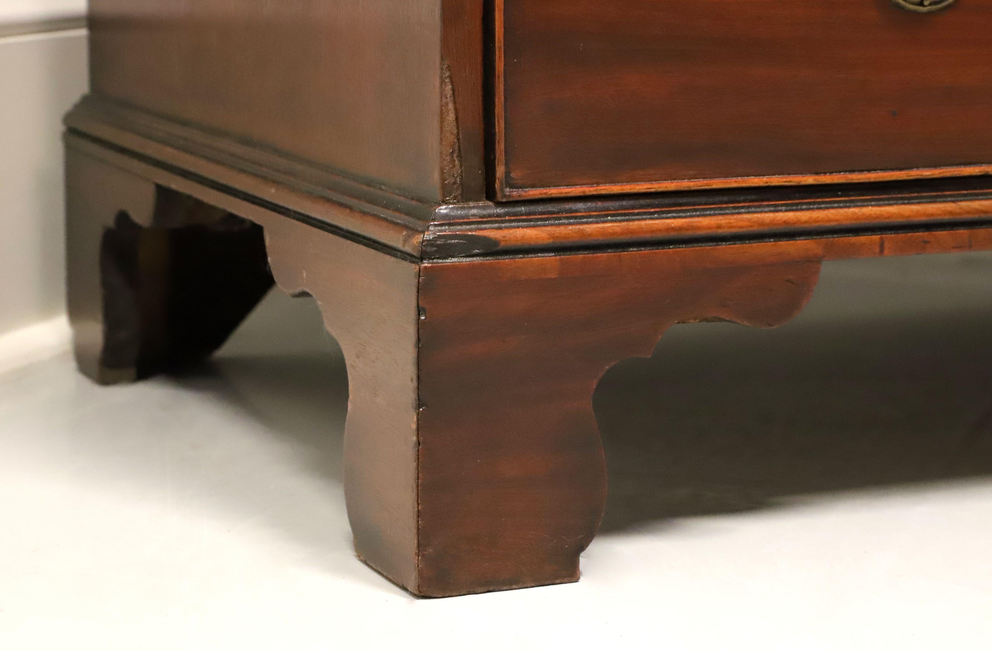 Antique Early 20th Century Mahogany Georgian Style Bedside Chest 2