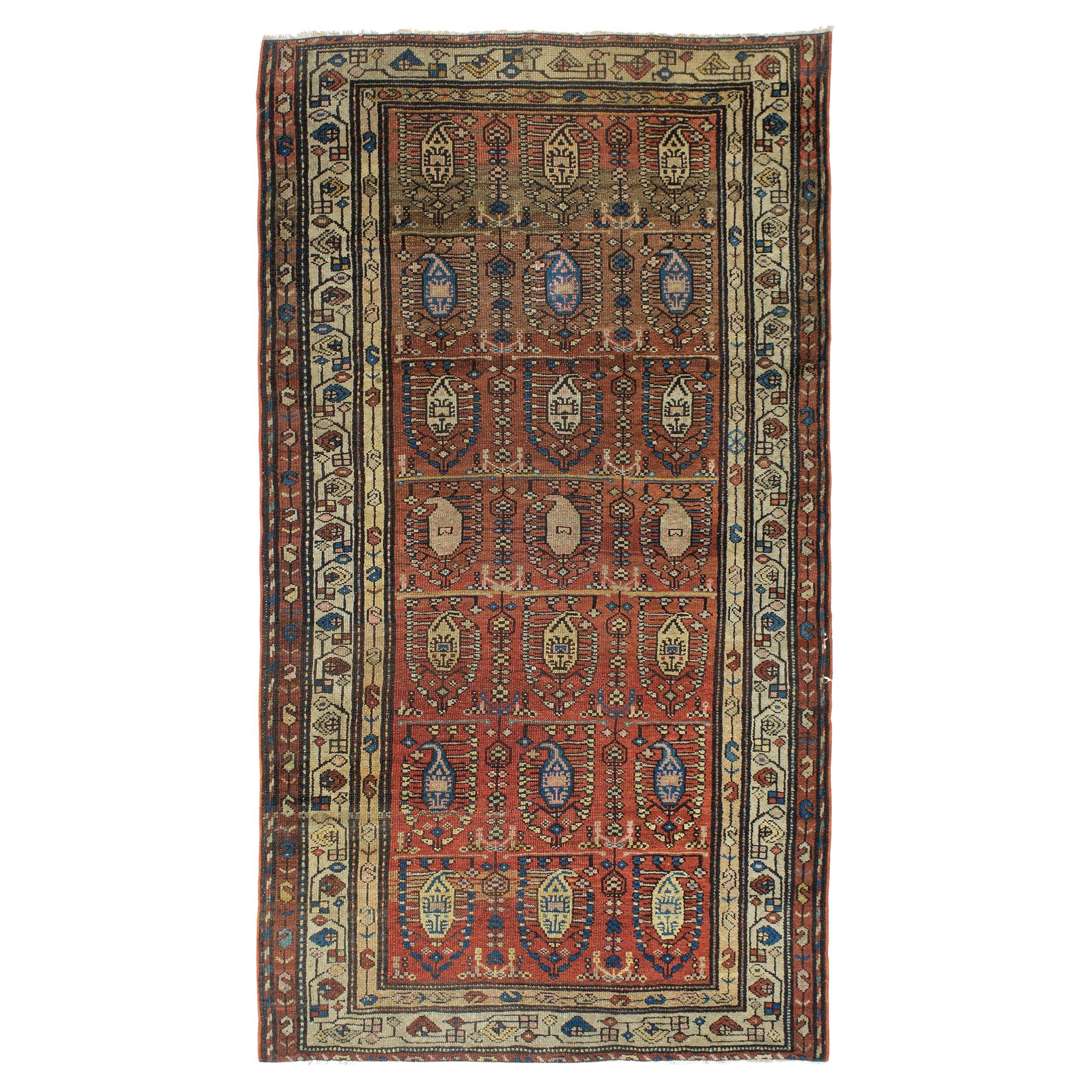 Antique Early 20th Century Northwest Persian Hamadan Rug