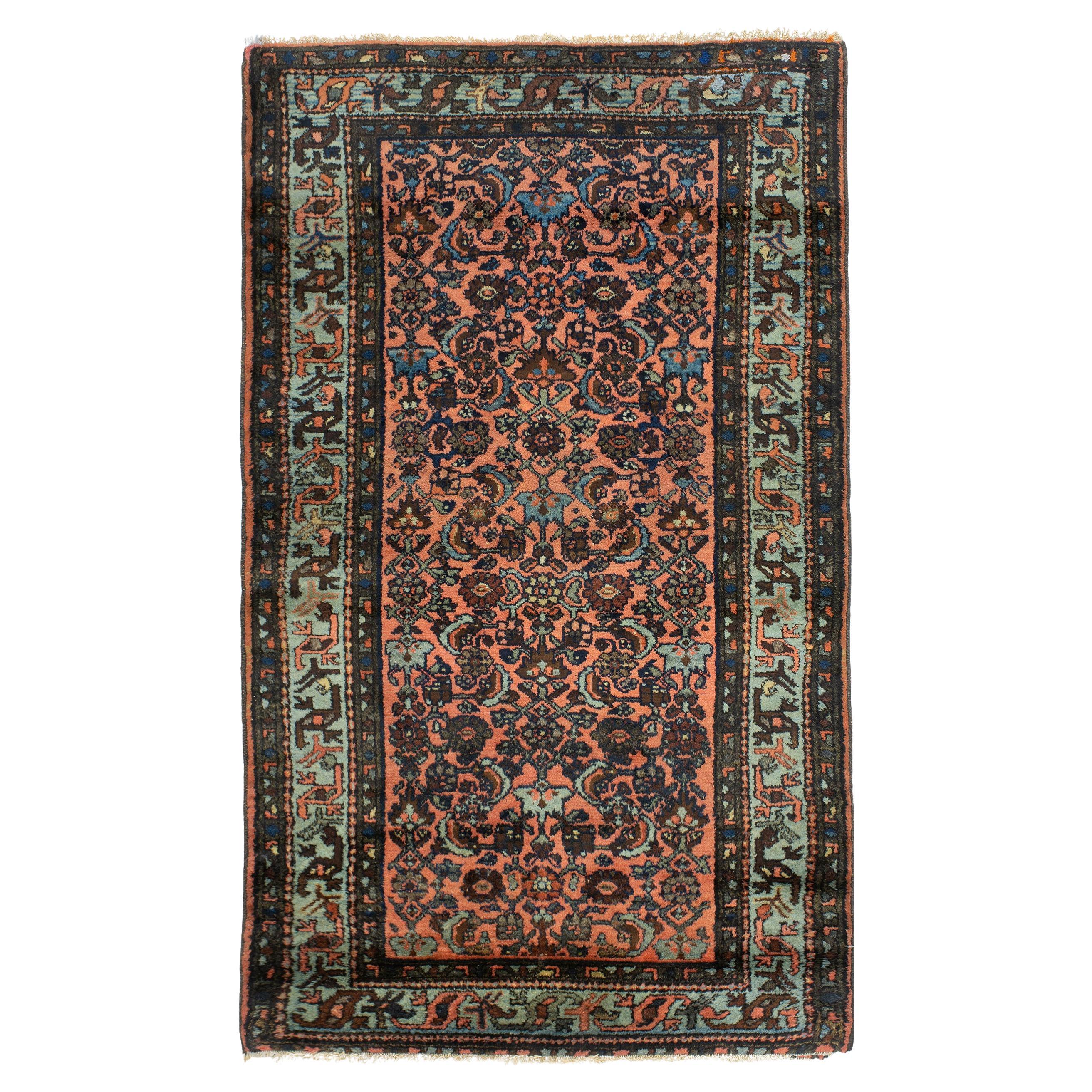 Antique Early 20th Century Northwest Persian Hamadan Rug For Sale