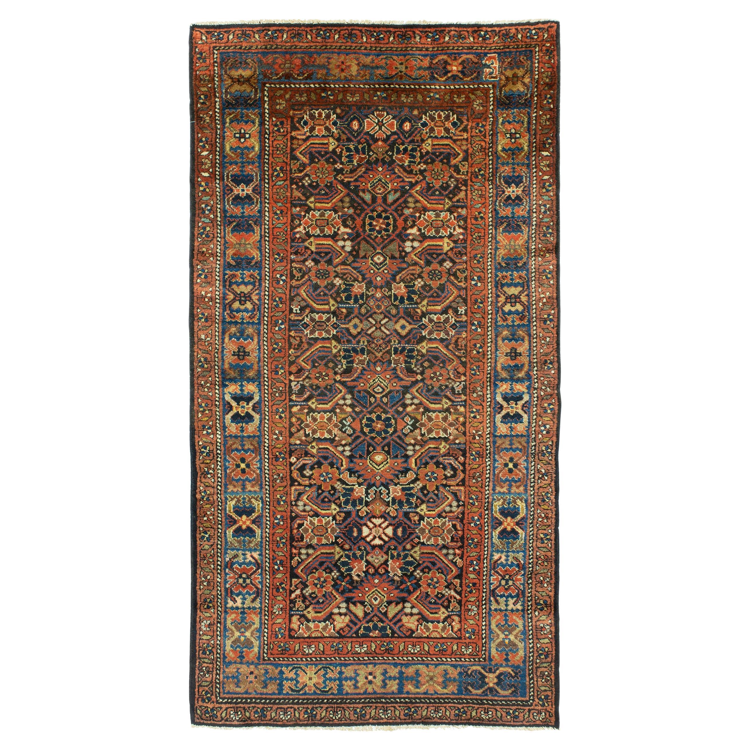 Antique Early 20th Century Northwest Persian Hamadan Rug