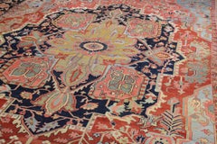 Antique Early 20th Century Northwest Persian Heriz Carpet