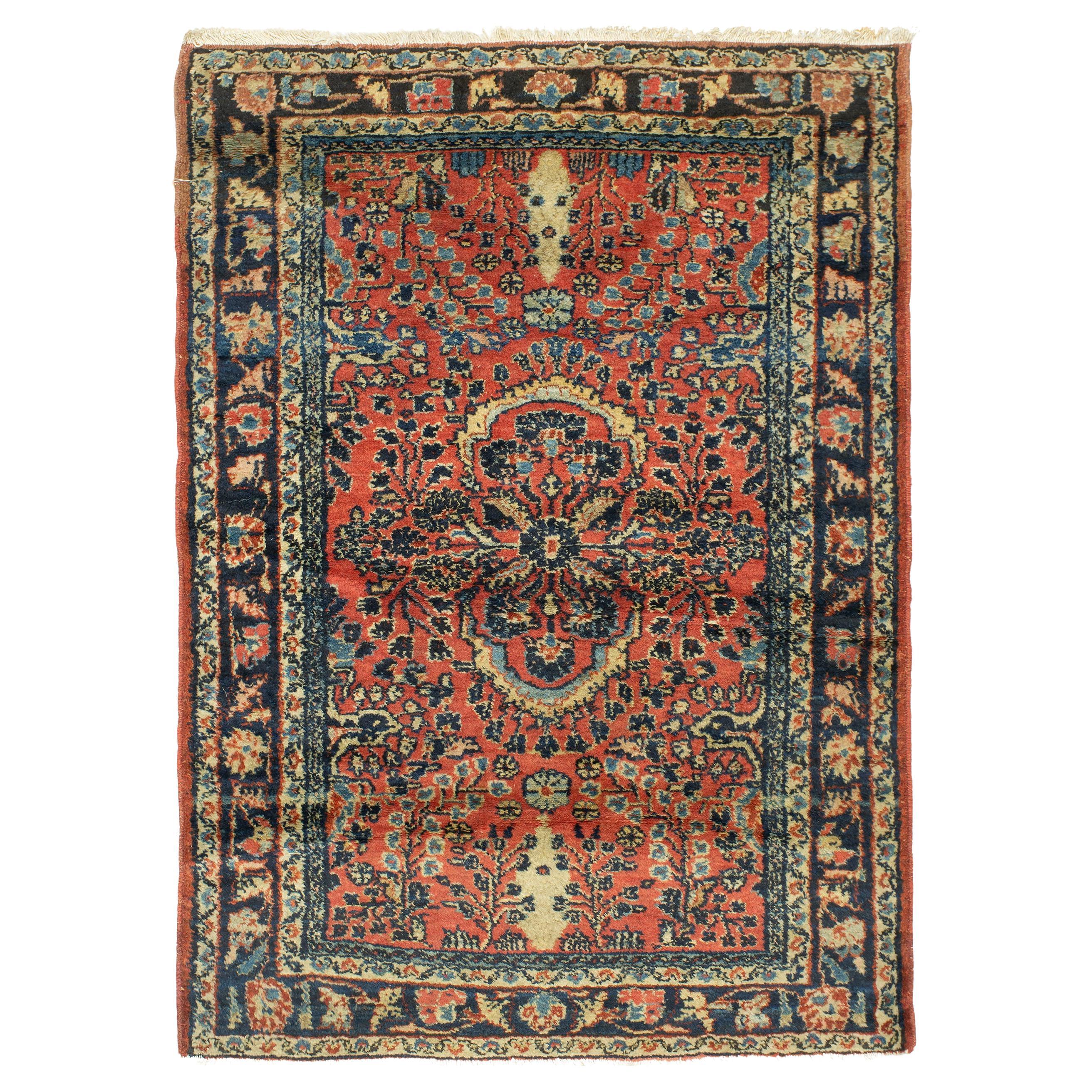Antique Early 20th Century Northwest Persian Lilihan Rug For Sale