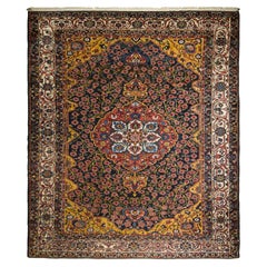 Antique Early 20th Century Persian Bakhtiari Carpet