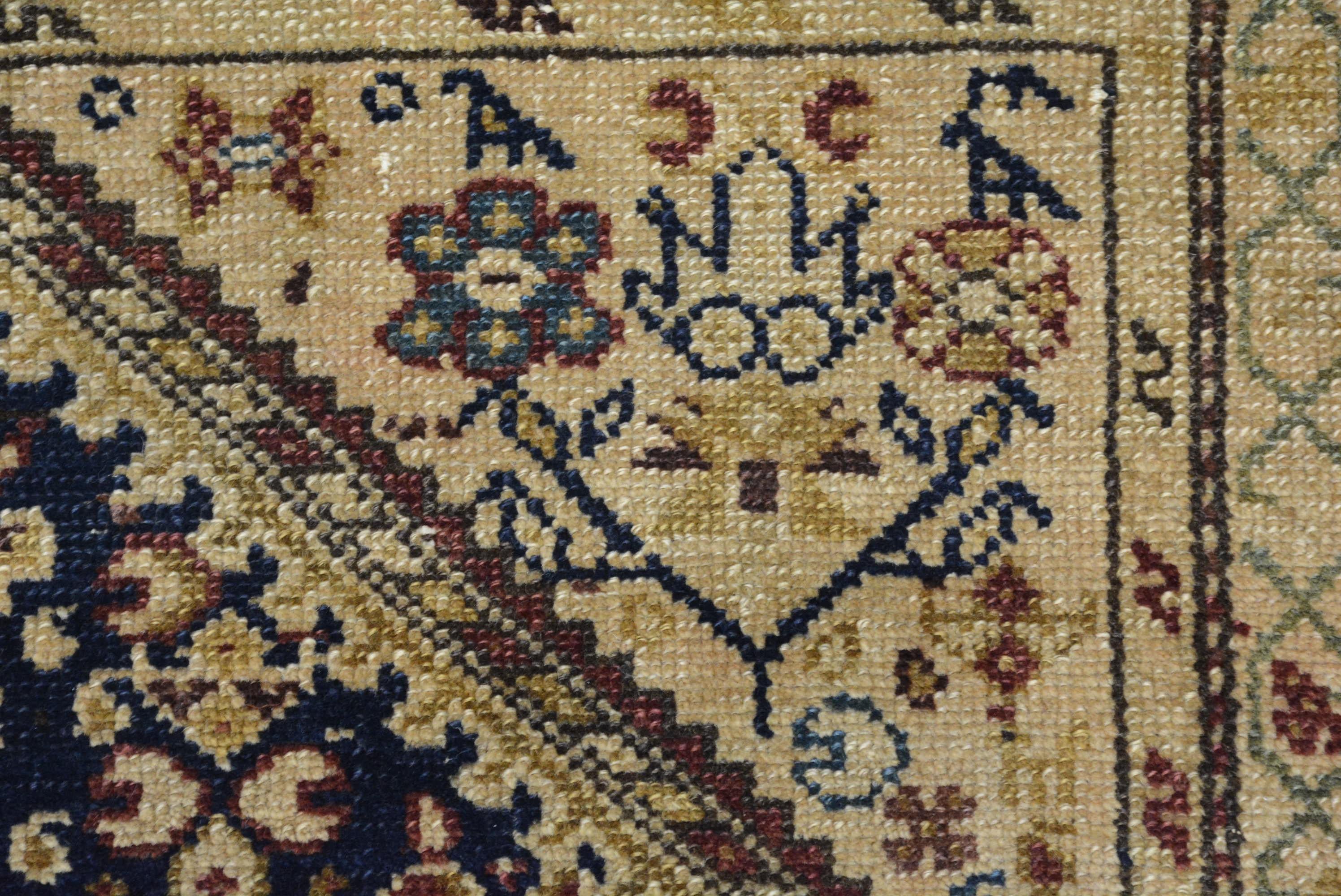 Tintura vegetale Antico tappeto persiano Hamadan dei primi del Novecento in vendita