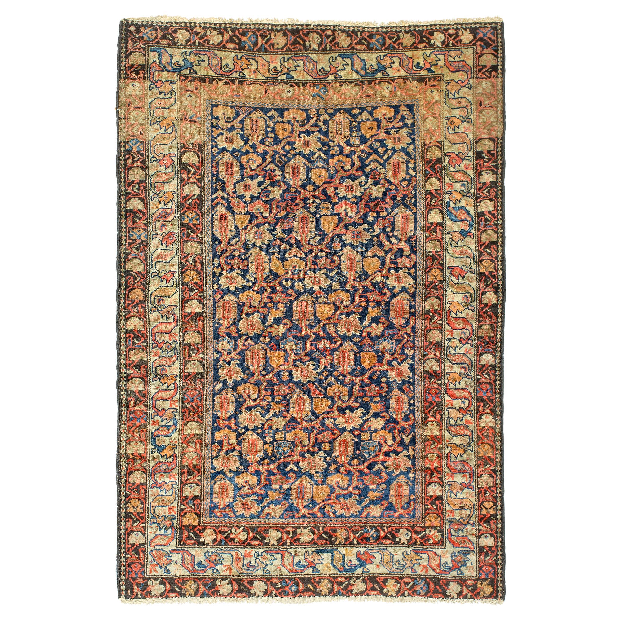 Antique Early 20th Century Persian Hamadan Rug