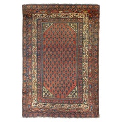 Antique Early 20th Century Persian Saraband Rug