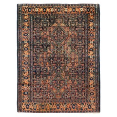 Antique Early 20th Century Persian Senna Rug