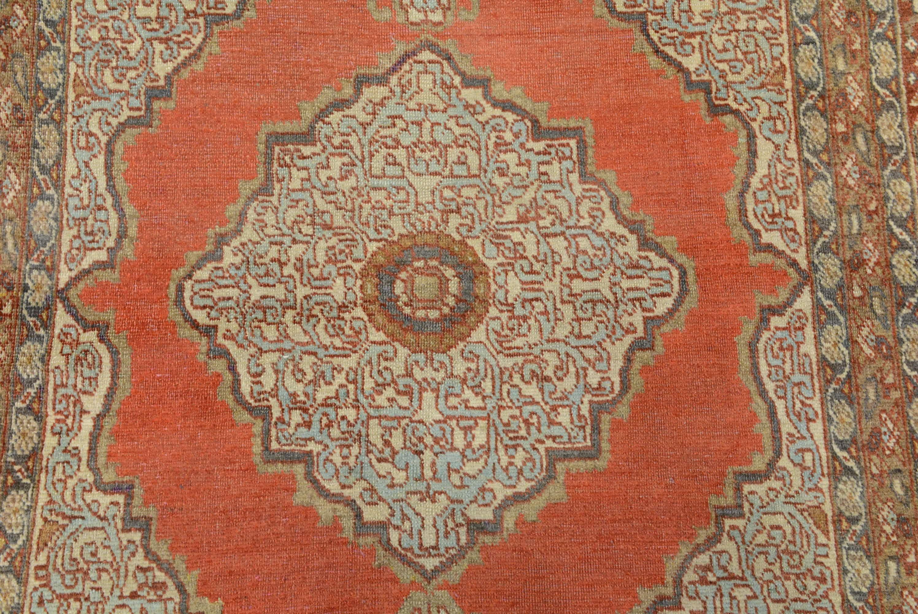 Perse Ancien tapis persan Tabriz du début du 20e siècle en vente