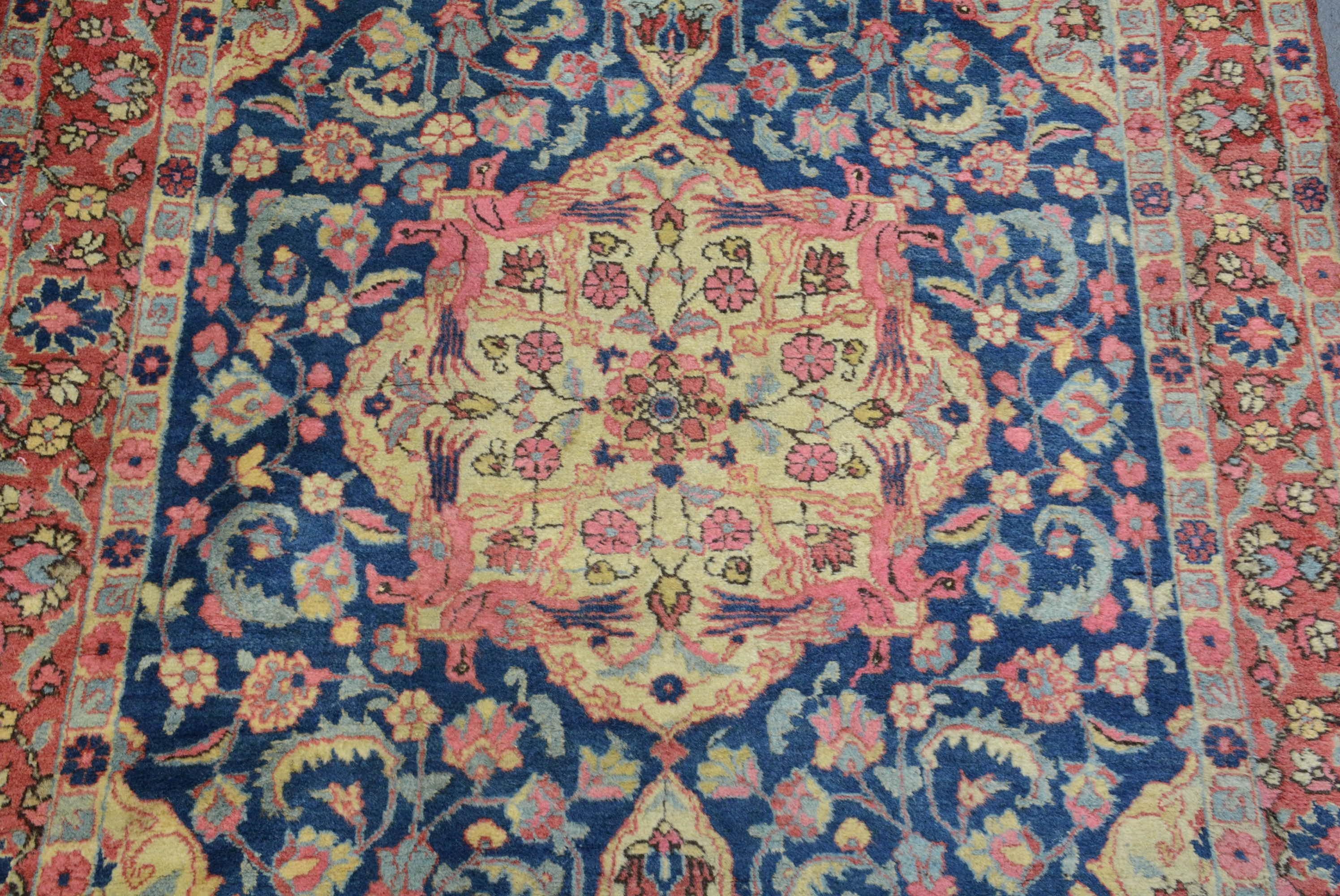 Perse Ancien tapis persan Tabriz du début du 20e siècle en vente