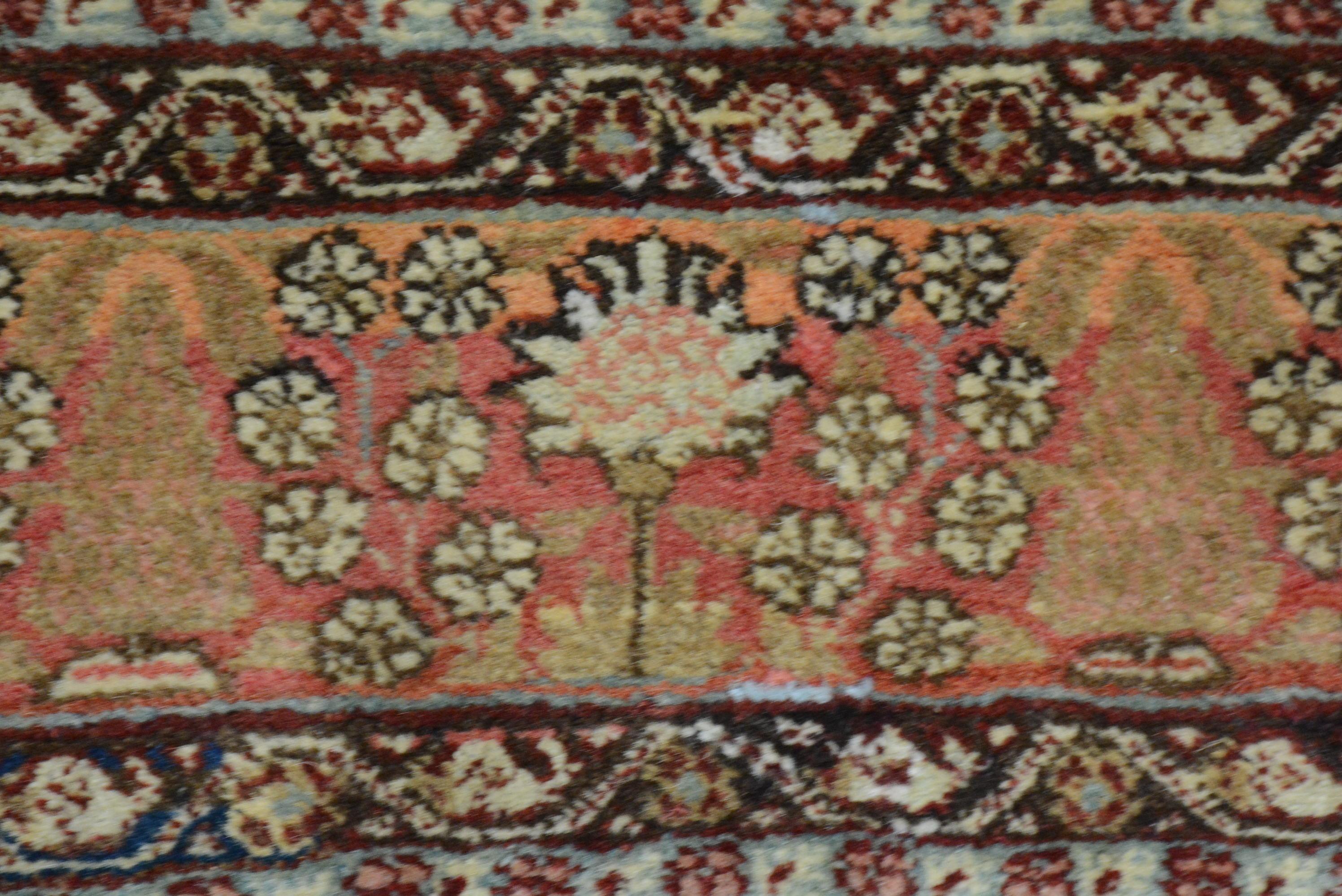 Laine Ancien tapis persan Tabriz du début du 20e siècle en vente