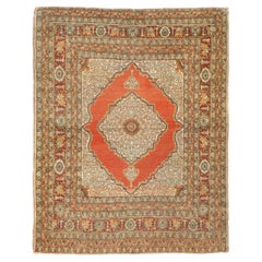 Ancien tapis persan Tabriz du début du 20e siècle