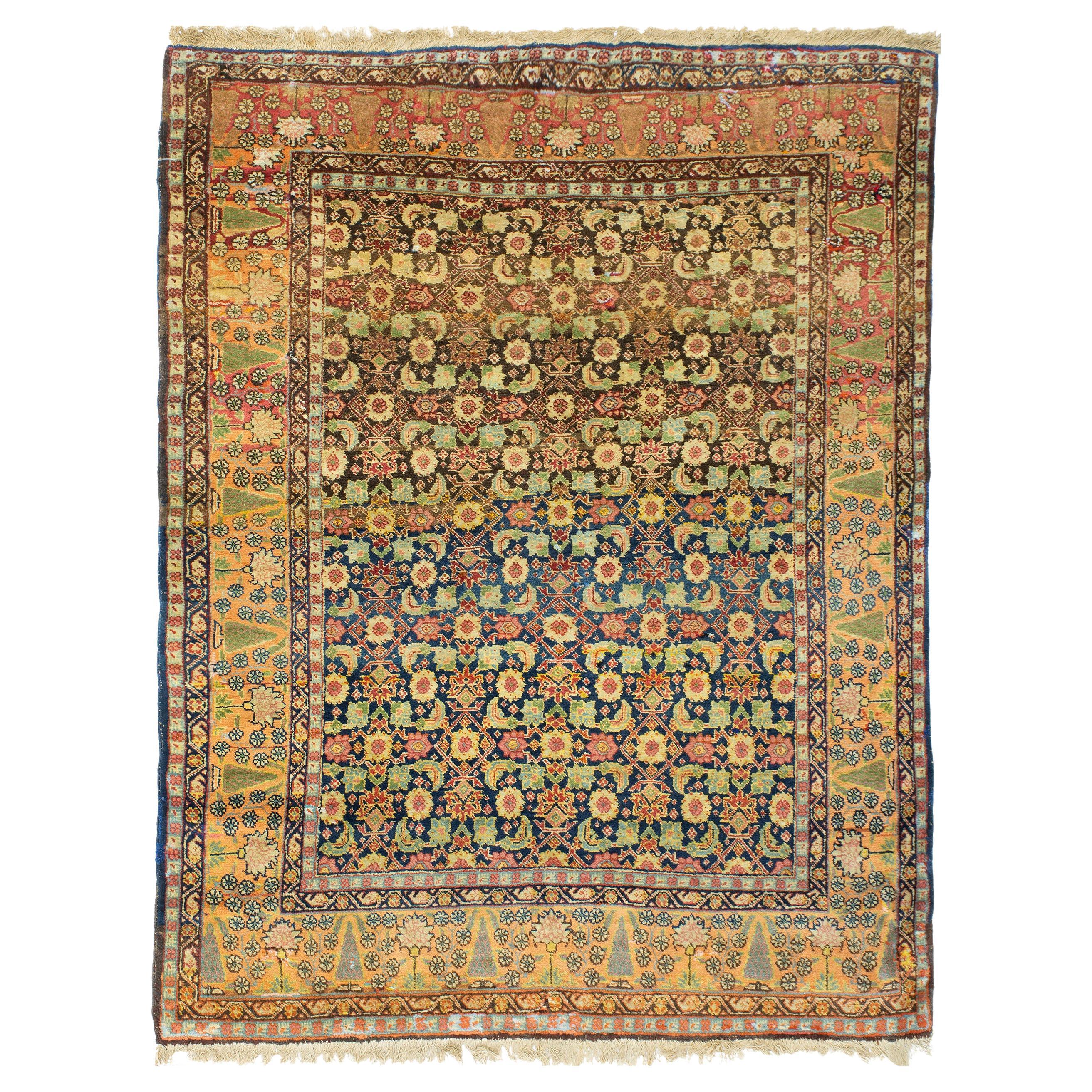 Ancien tapis persan Tabriz du début du 20e siècle en vente