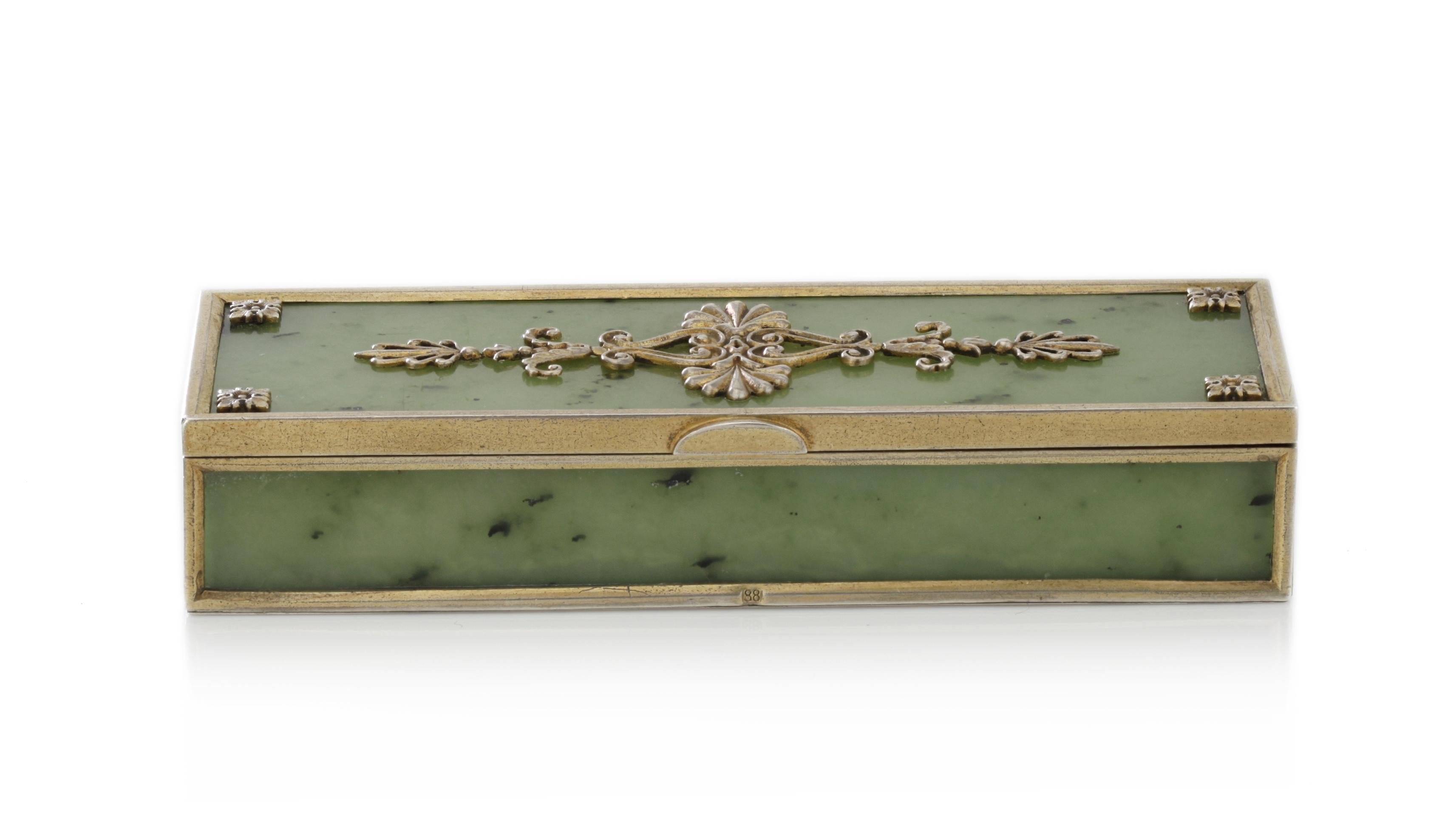 faberge jade box