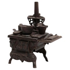 Vintage Early 20th Century Traditional Toy Kitchen Reproduction, circa 1930