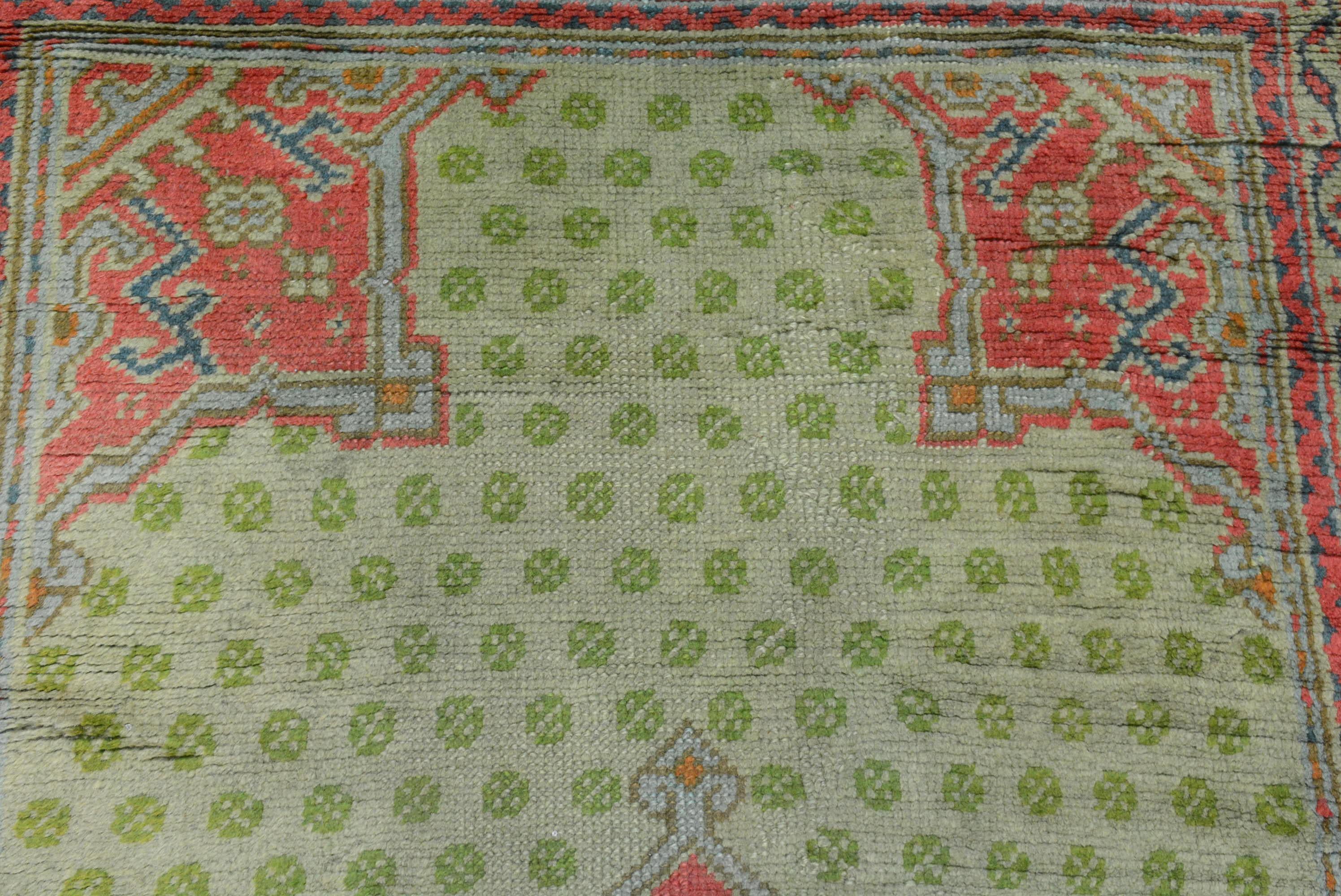 Antiker türkischer Oushak-Teppich aus dem frühen 20. (Türkisch) im Angebot