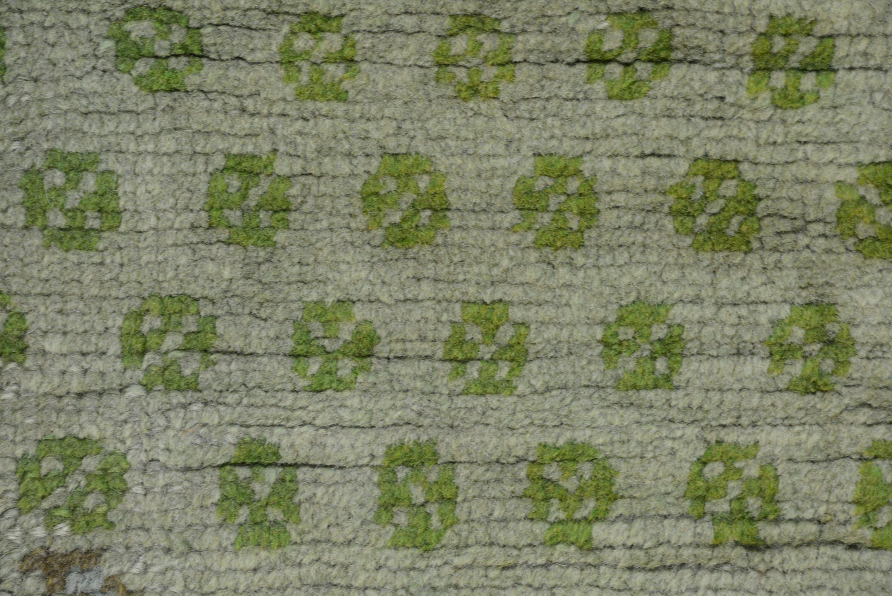 Antiker türkischer Oushak-Teppich aus dem frühen 20. (Pflanzlich gefärbt) im Angebot