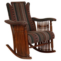 Antique Early American “Brewster” Style Rocking Chair