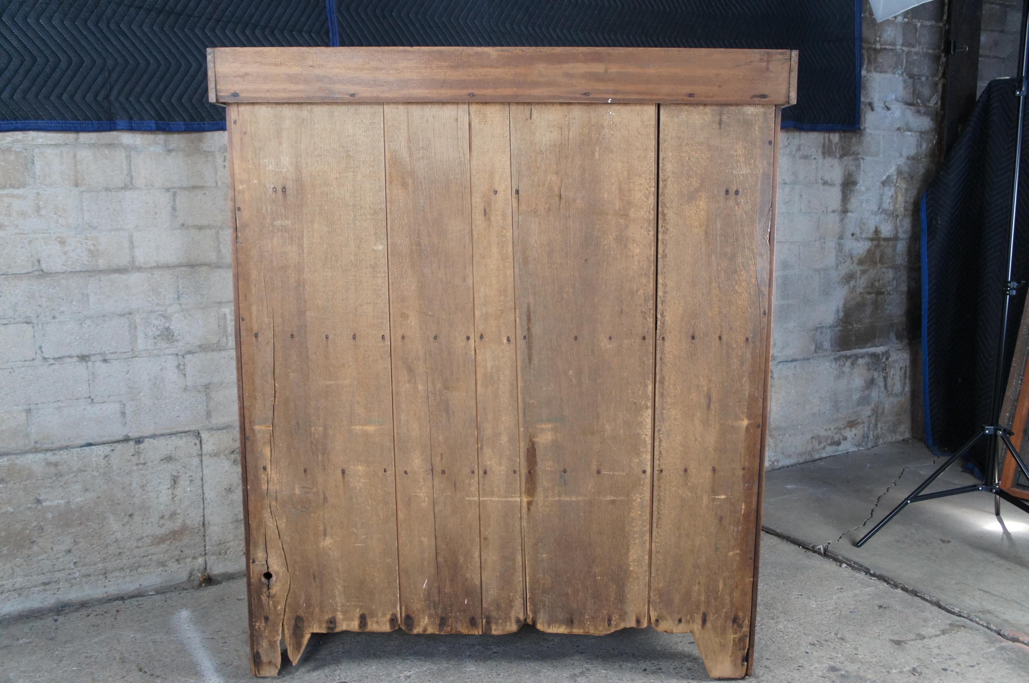 Antique Early American Pennsylvania Farmhouse Country Jelly Cabinet Cupboard 4