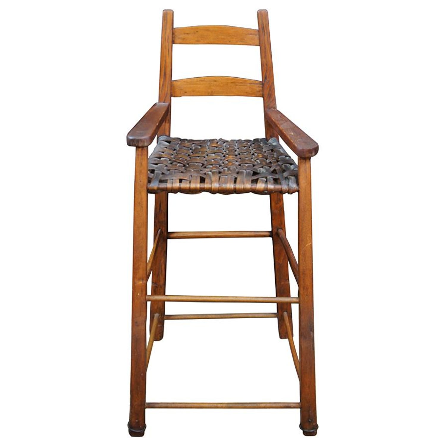 American Seating Envoy Steel Wood School Chair Student 1950s 25.5”Tx12”W 13”Drop