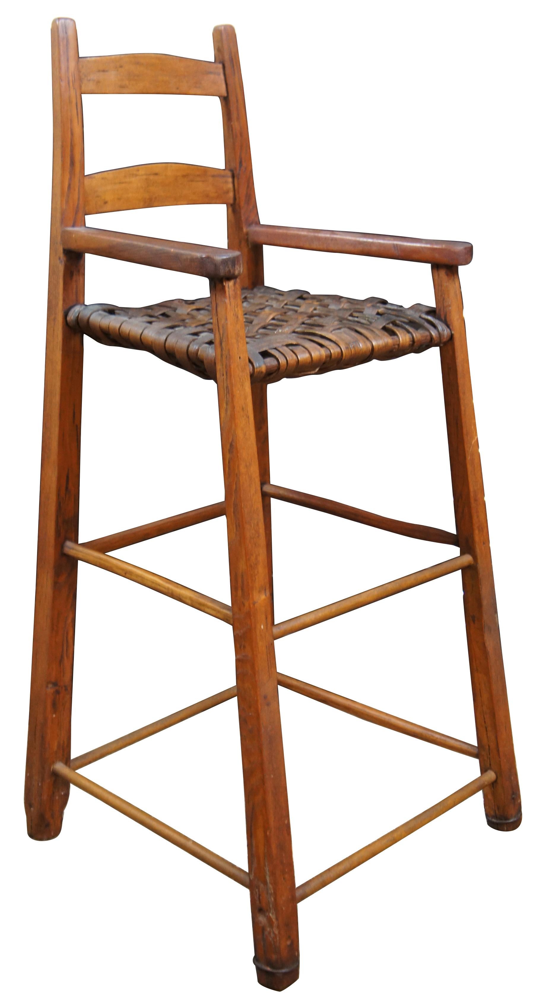 rattan high chair