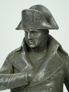 Antique Early Cast Aluminum Napoleon Bonaparte Statue