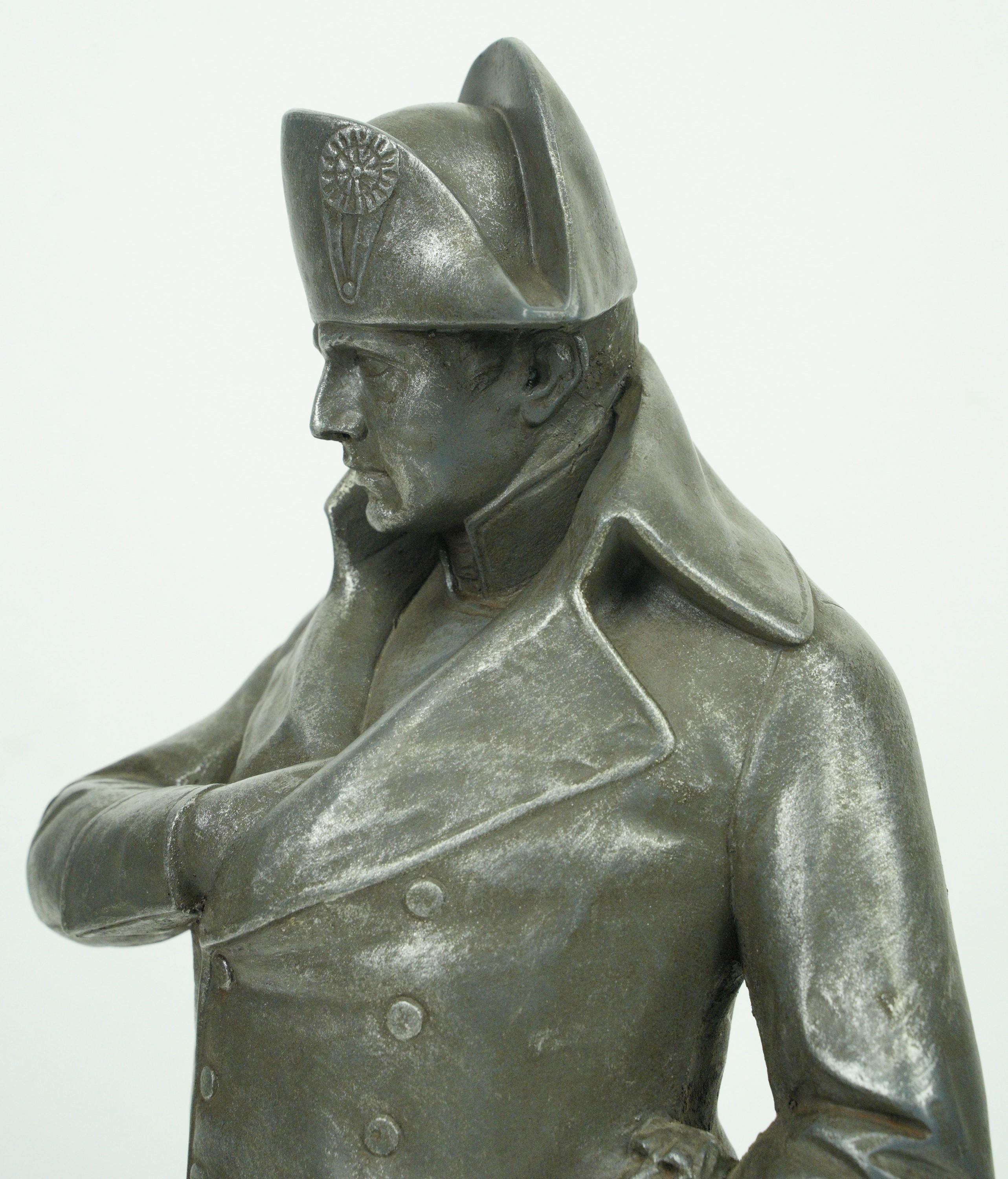 American Antique Early Cast Aluminum Napoleon Bonaparte Statue