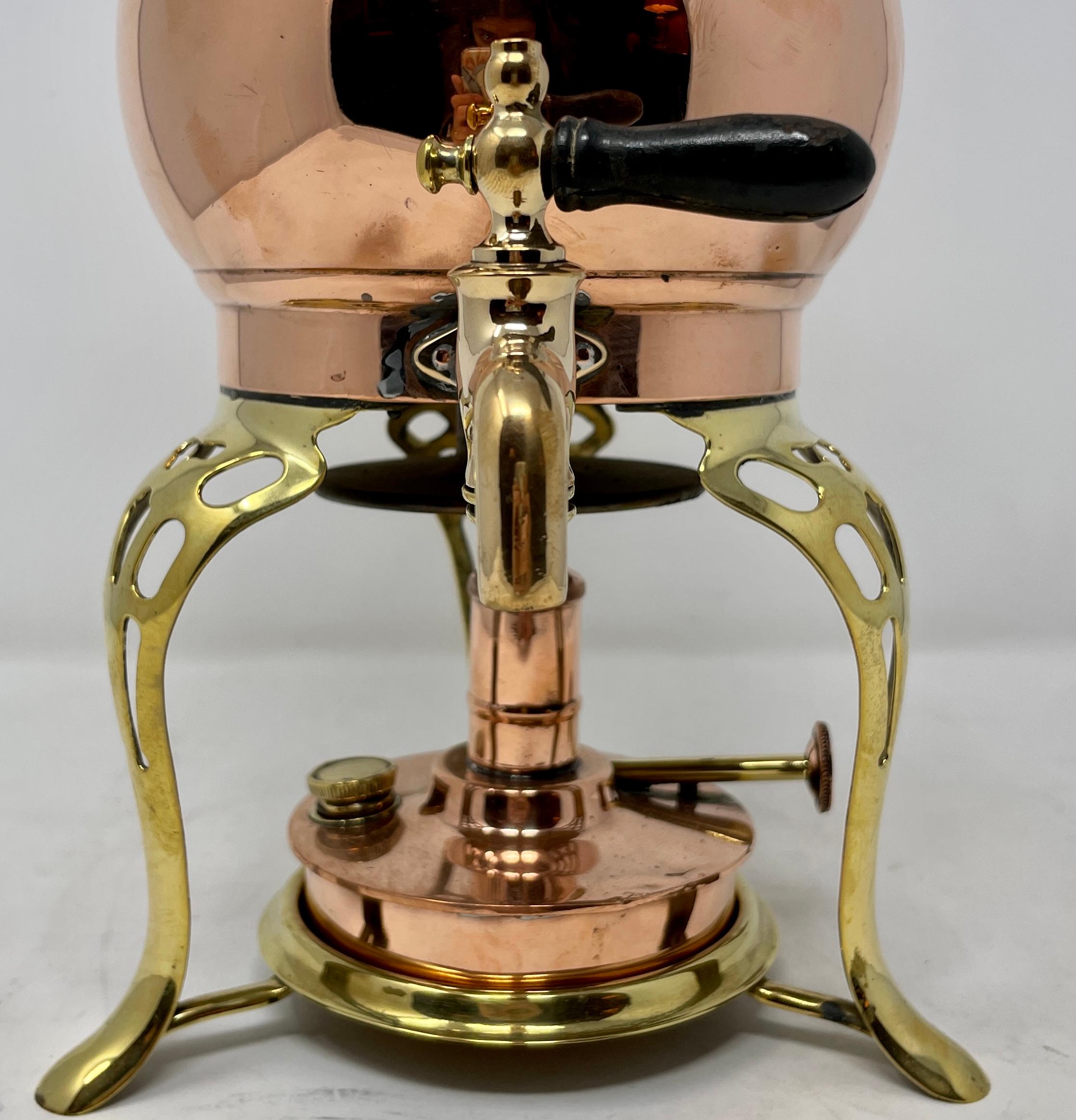 European Antique Early Copper Percolator