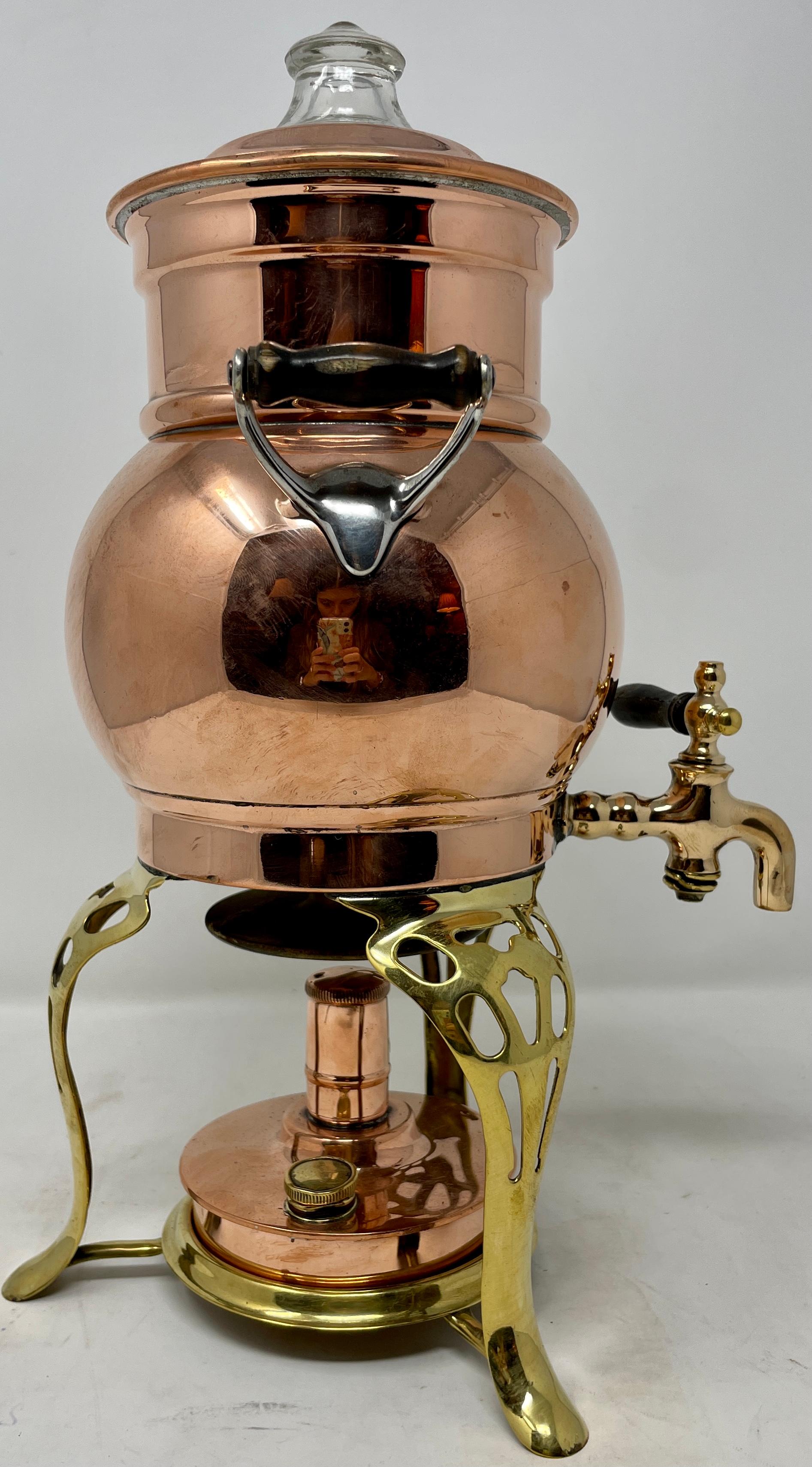 19th Century Antique Early Copper Percolator