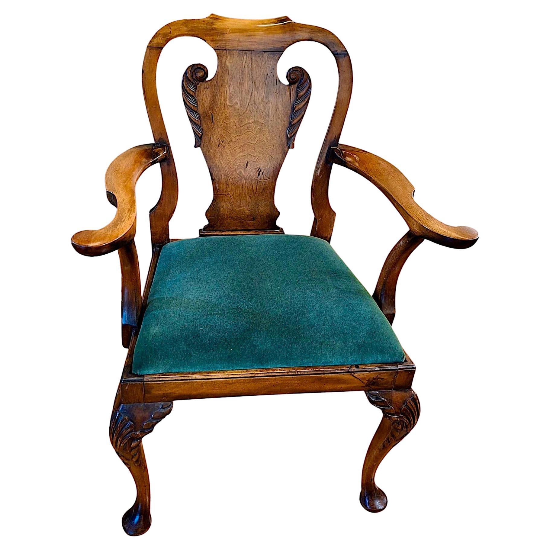 Antique Early Georgian Armchair Attributed to Giles Grendey (1693-1780)