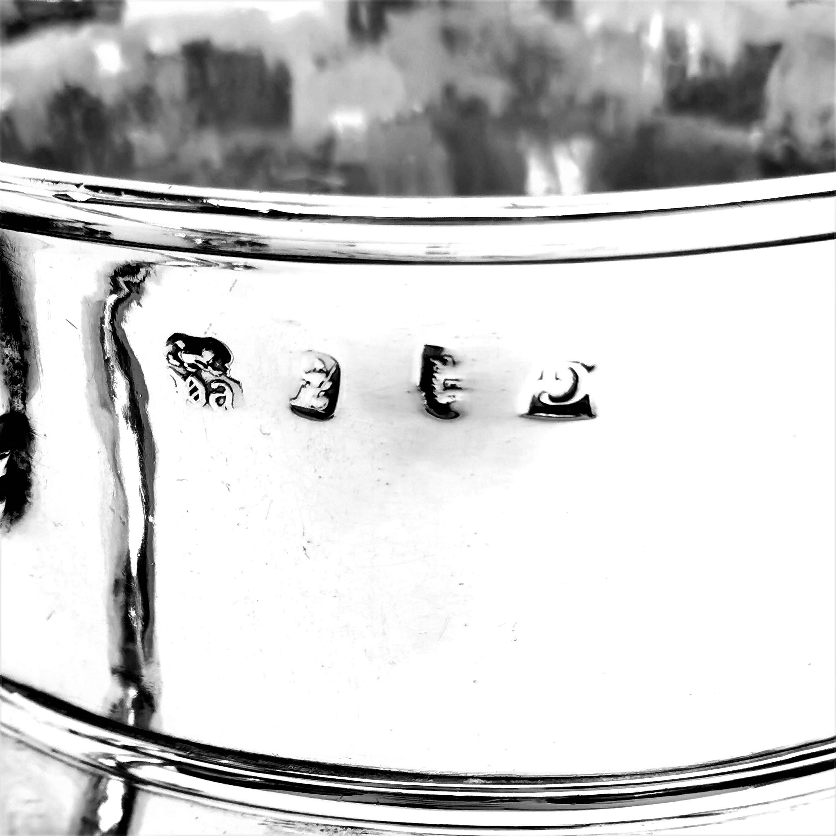 George I Antique Early Georgian Silver Two-Handled Cup 1722 18th Century Britannia Std For Sale
