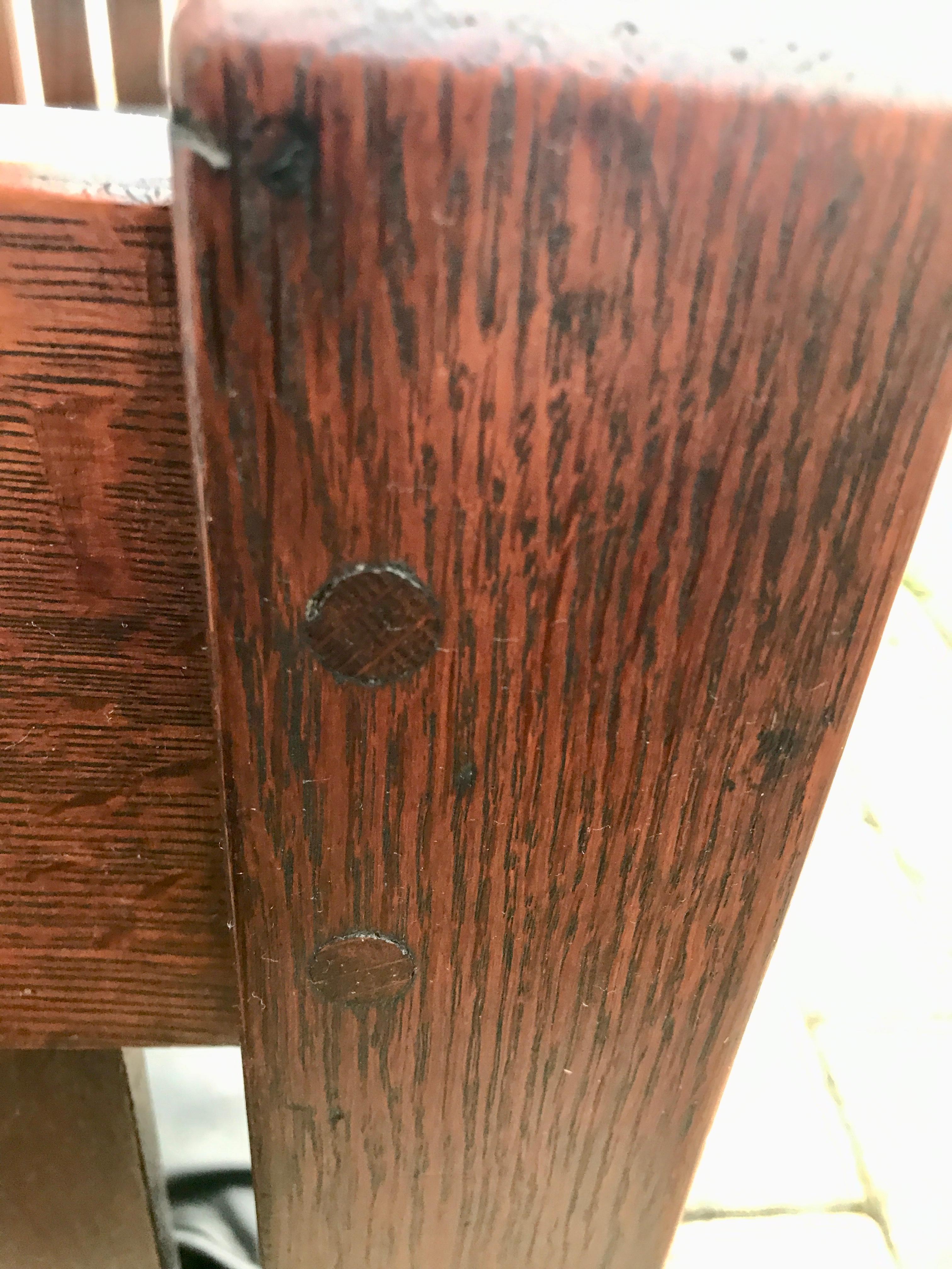 ANTIQUE EARLY GUSTAV STICKLEY  Lounge day bed c1902-04 - W7327    SALE 4