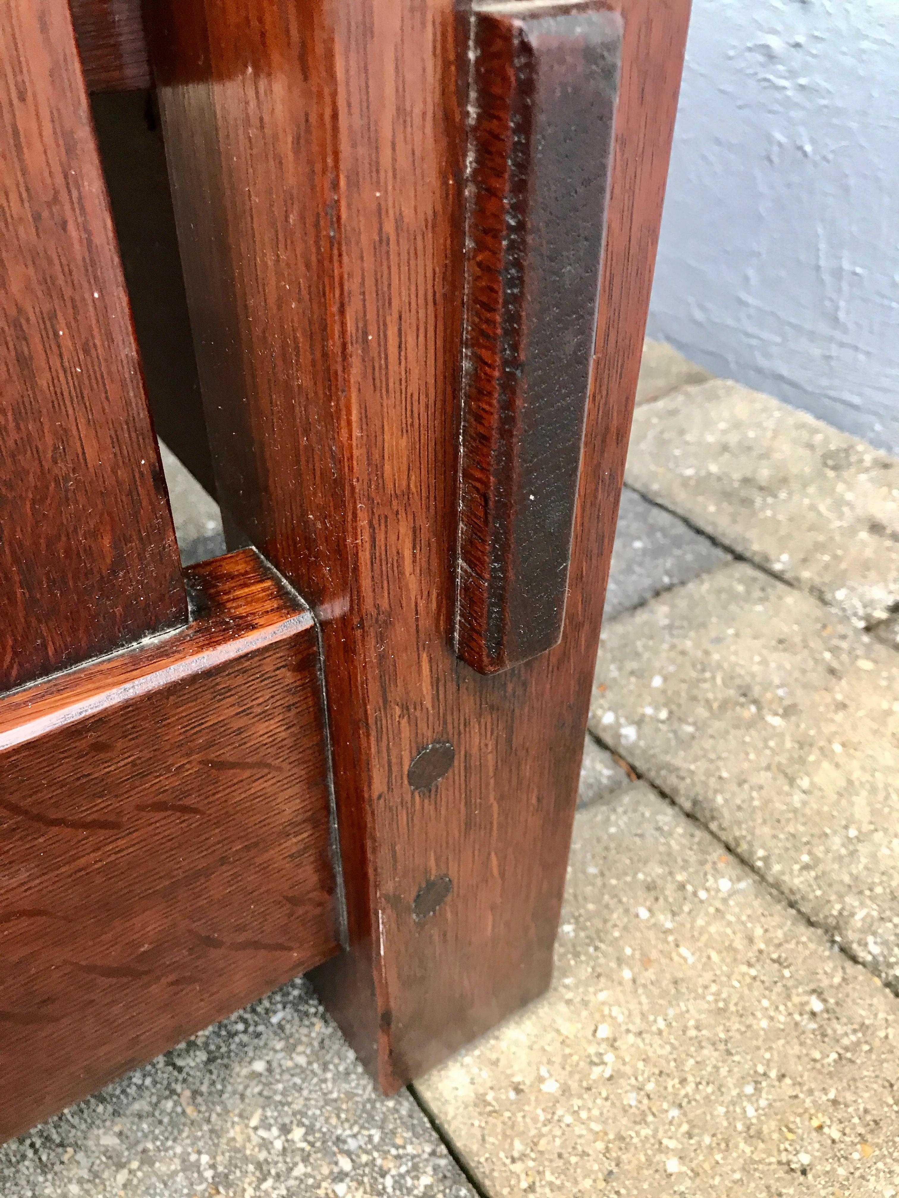 ANTIQUE EARLY GUSTAV STICKLEY  Lounge day bed c1902-04 - W7327    SALE 13
