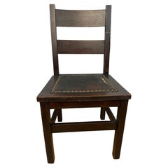 ANTIQUE early Gustav Stickley Side chair Cir 1902 SIGNED as pictured W2776