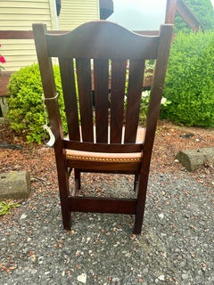 ANTIQUE Early  L&JG STICKLEY  "Onondaga Shop"  Side Chair Model #788    - W3132