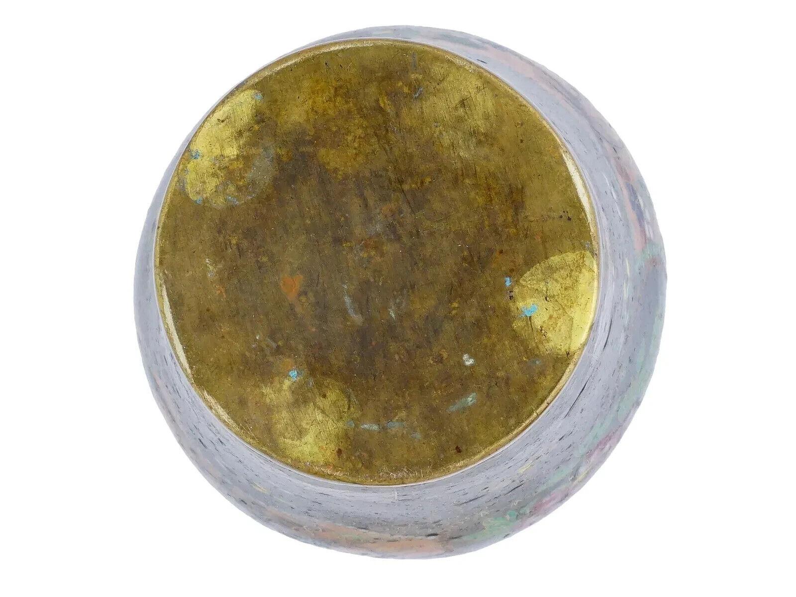 Antiguo Jarrón Japonés de Cloisonné Translúcido de principios de Meiji en venta 1
