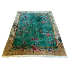 Antique Early Nichols Art Deco Rug, China, circa 1920s