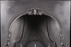 Antique Early Victorian Arched Register Grate, circa 1850