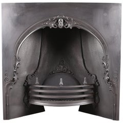 Antique Early Victorian Arched Register Grate, circa 1850