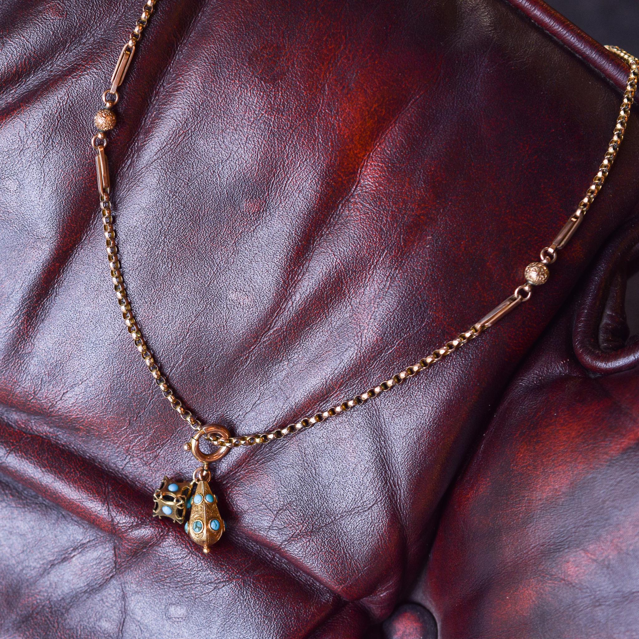 vintage charm holder necklace