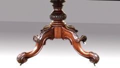 Antique Early Victorian Oval Rosewood Centre Pedestal Hall, Breakfast Loo Table