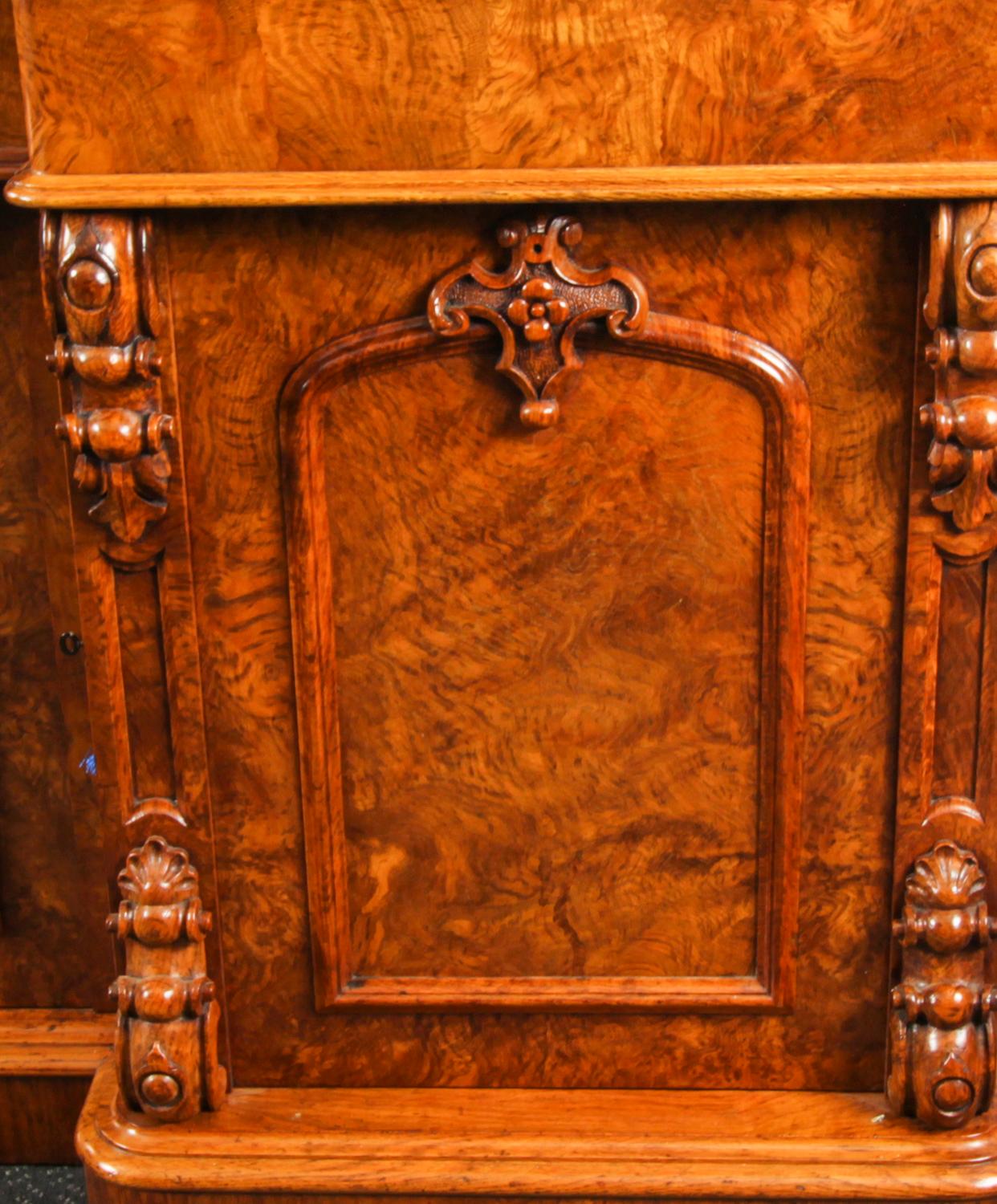 Antique Early Victorian Pollard Oak Sideboard Chiffonier 19th C For Sale 2