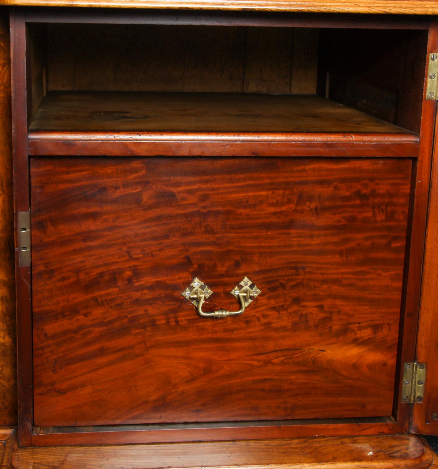 Antique Early Victorian Pollard Oak Sideboard Chiffonier 19th C For Sale 4