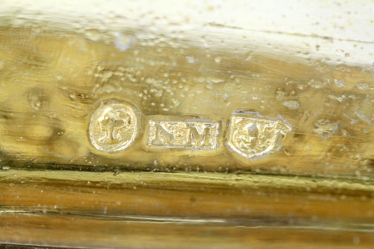 Antique Early Victorian Sterling Silver Vinaigrette, by Nathaniel Mills