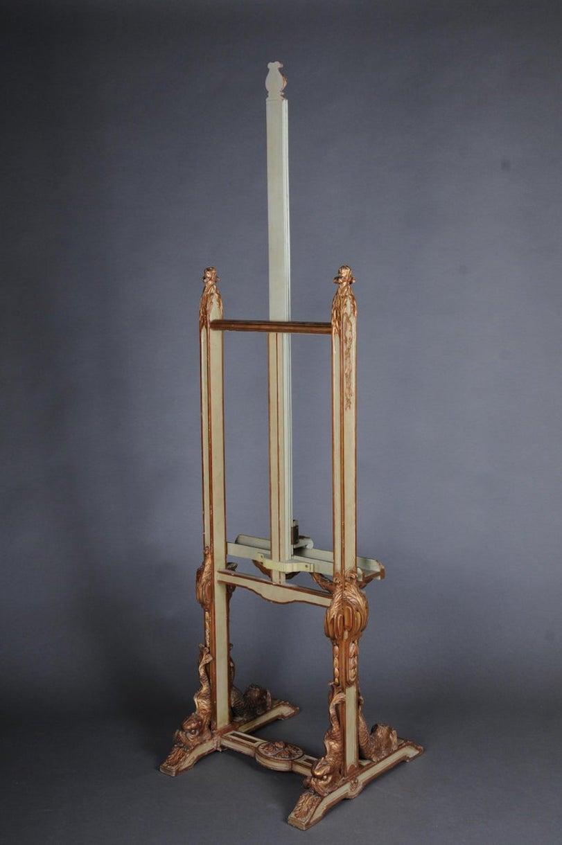 Antico cavalletto con delfini in Napoleone III, 1870 circa In condizioni buone in vendita a Berlin, DE