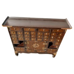 Antique East Asian 36 Drawers Apothecary Cabinet Chest, circa 1920s