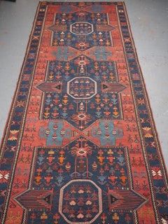 Antique East Caucasian Avar kilim of very large size..  Circa 1900.