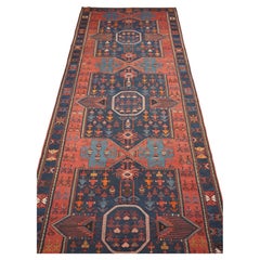 Antique East Caucasian Avar kilim of very large size..  Circa 1900.