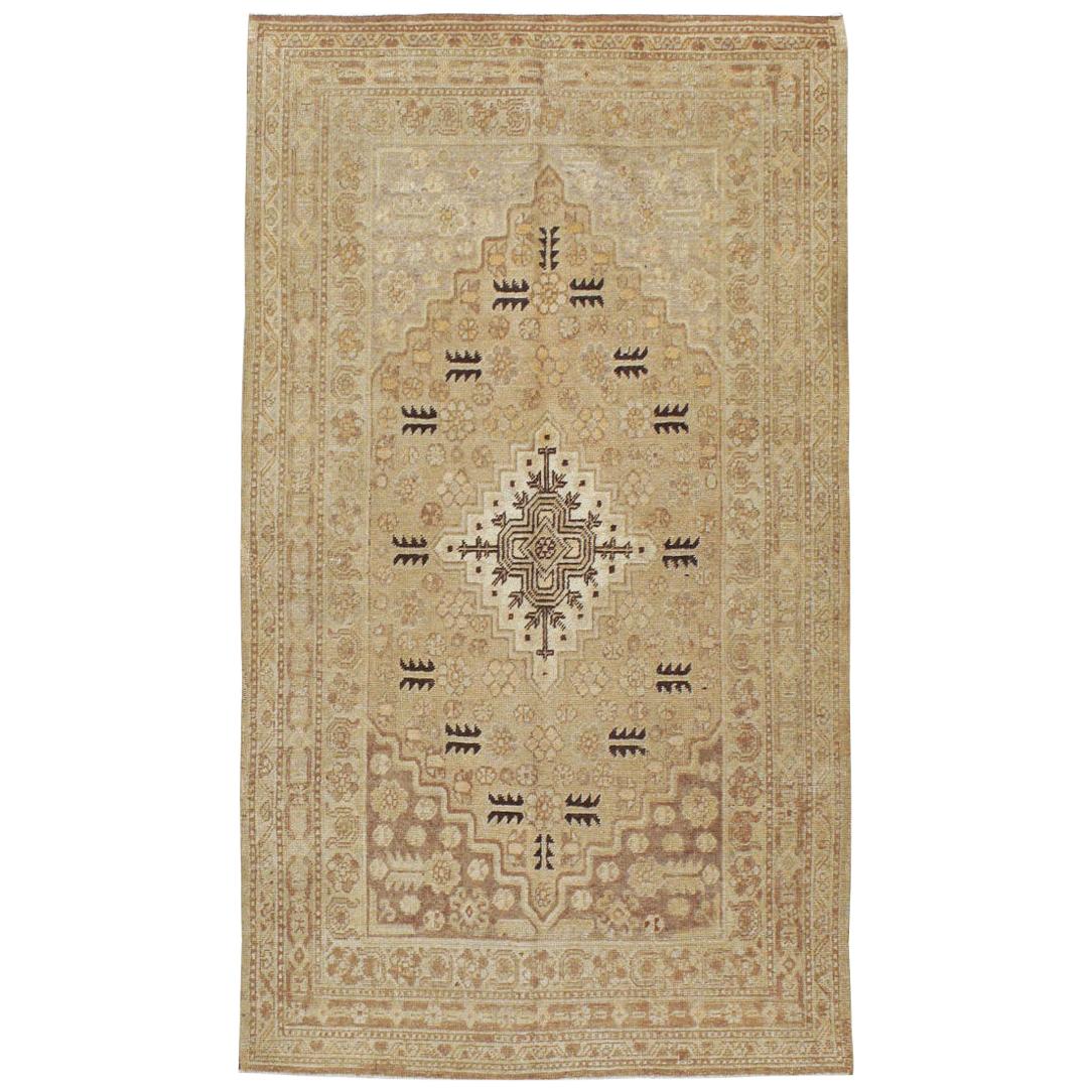 Antique East Turkestan Khotan Rug For Sale