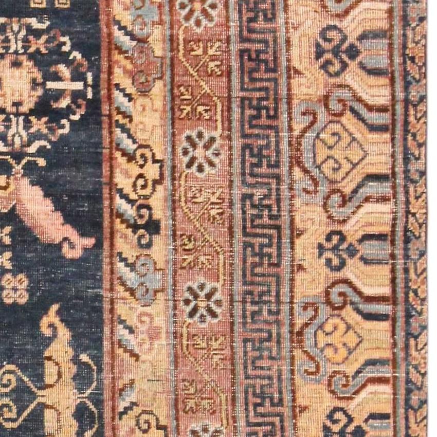 Antique East Turkestan Khotan Rug. 7 ft 4 in x 14 ft 4 in For Sale 3