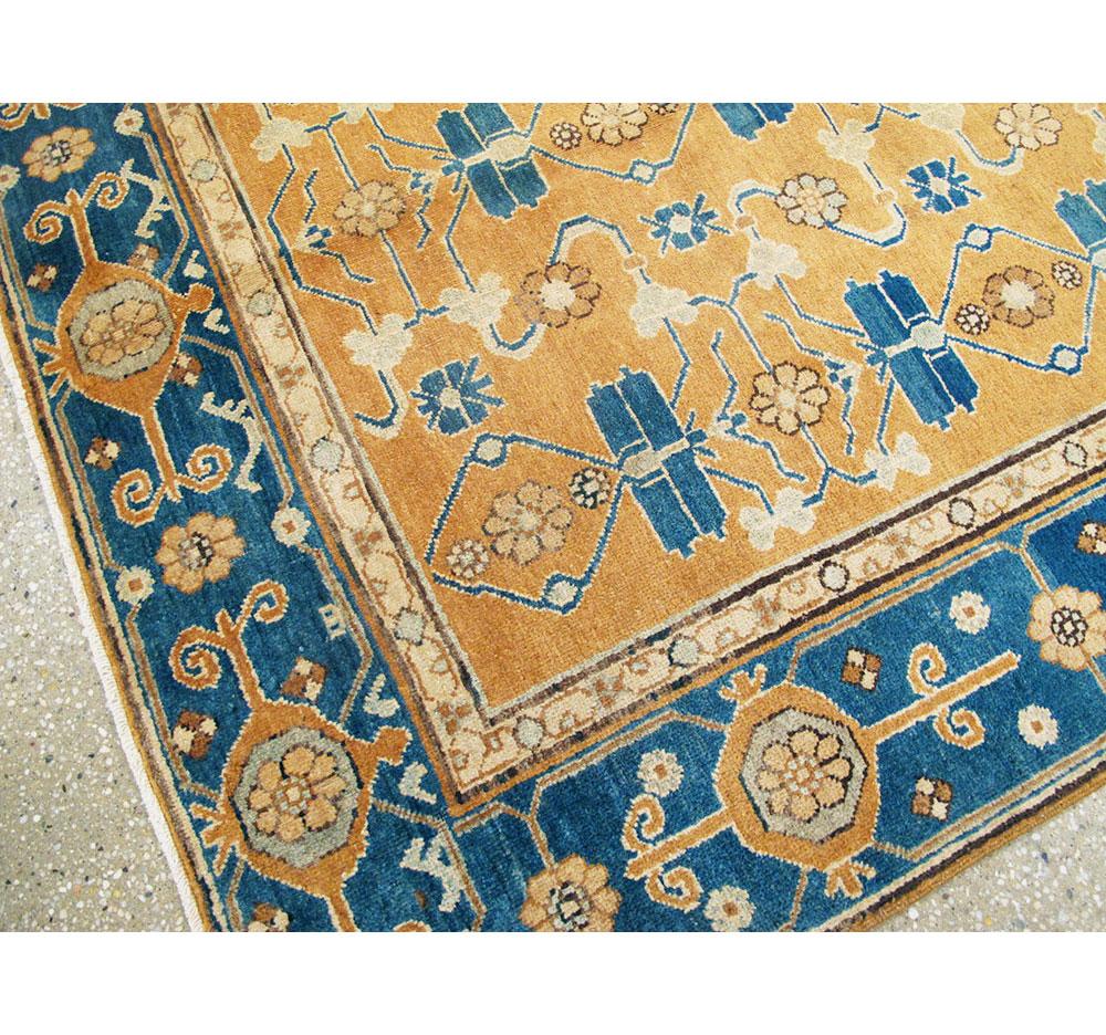 Antiker Ostturkestan-Samarkand-Teppich im Angebot 2